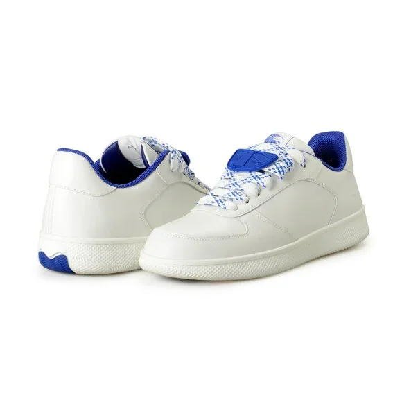 Burberry Men's "Terrace" White Leather Low Top Sneakers Shoes US 11 IT 44 - Picture 8 of 8